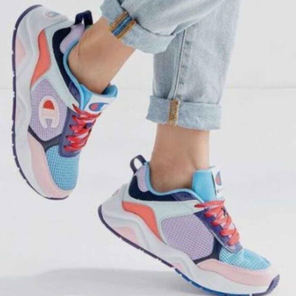 Champion Women's 93 Eighteen Lace Up Shoes‎ Colorblock Size 7